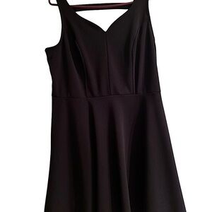 Maurices Black Stretchy Sleeveless A-Line Dress